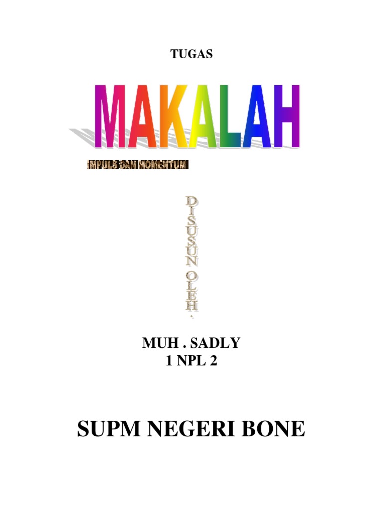 MAKALAH IMPULS DAN MOMENTUM PDF
