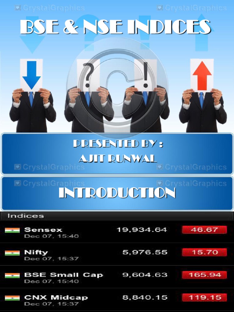 Bse Nse Indices Pdf Stock Market Index Financial Markets