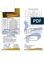 Brosur Room Rate Meeting Package