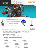 Creating Motion in SolidWorks-Motion Drivers
