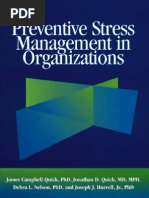 Preventive Stress Management in Organizations