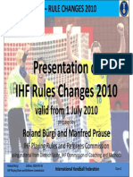 Rules of Changes 2010