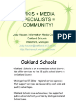 Wikis + Media Specialists Community!