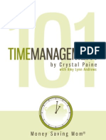 Time Management 101 Printable