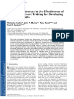 Error management of training for developing negotiation skills