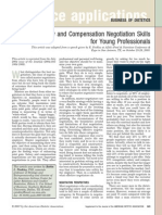 Salary and Compensation Negotiation Skills