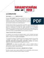 La Corrupcion y Las Leyes Que La Sancionan