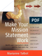 How to Books - Make Your Mission Statement Work - Identify Your Organisation Values and Live Them Every Day