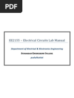 Circuit Thoery Lab Manual