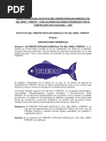 Estatuto Frepap (Jne)