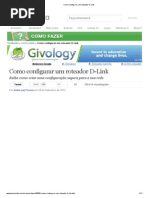 Como Configurar Um Roteador D-Link