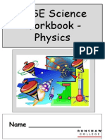 Physics Workbook 2011-2012