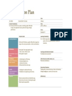 Daily Lesson Plan: Date Theme/Topic Class