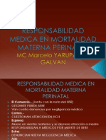 Responsabilidad Medica en Mortalidad Materna Perinatal