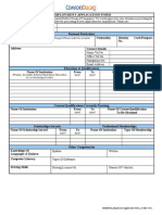 Employment Application Form: Home Tel No. Office Tel No. Handphone No Email Address