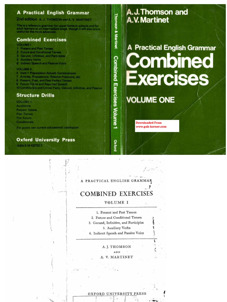 Thomson And Martinet English Grammar Pdf