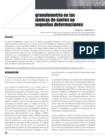 Influencia de La Granulometria en Las Propiedades Dinamicas de Suelos No Cohesivos Bajo Pequeñas Deformaciones