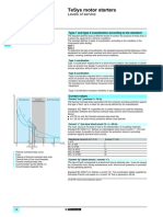 TeSys Motor Starters Levels of Service and Coordination Types