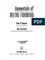 Fundamentals of Metal Forming - Wagoner Chenot