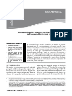 Do - Re - Mi: Una Aproximación A La Obra Musical Desde El Derecho de Propiedad Intelectual y La Teoría Musical