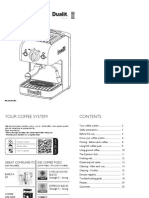 Dualit Coffee System Instruction Manual Gb