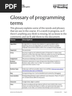 Glossary of Programming Terms