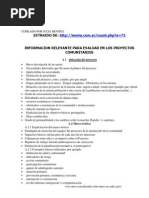 Evaluacion de Proyectos Comunitarios