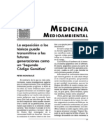 Transmision de Toxicos a Futuras Generaciones