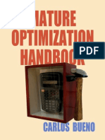 Mature Optimization