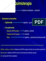 Quimioterapia en Cancer de Pulmon