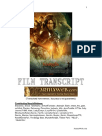 Prince Caspian Movie Script