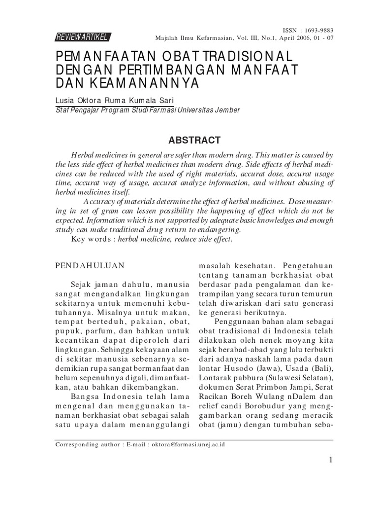 Jurnal Farmasi