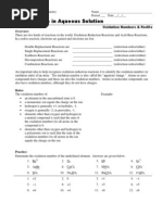 Download AP Chemistry-- Oxidation Numbers Practice by martialartsgrl21 SN200784107 doc pdf