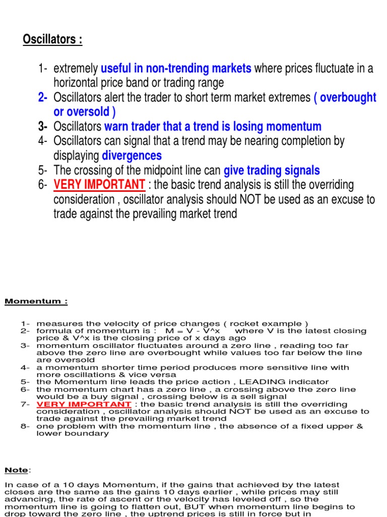 All Oscillators Powerpoint Pdf Valuation Finance Technical Analysis