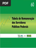 Tabela de Salários do Governo Federal 2013