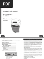 Download Ativa Shredder Manual by cellsae SN20079603 doc pdf