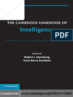 The Handbook of Intelligence - R. Sternberg, S. Kaufman (Cambridge, 2011) BBS PDF