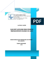 Download Kajian Survey 24 Jam Tahun 2013 by Jakarta Water Supply Regulatory Body SN200801165 doc pdf