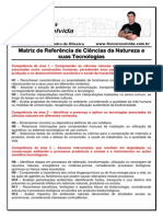 Matriz de Referência de Ciências Da Natureza e Suas Tecnologias