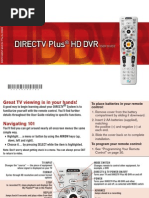 DirecTV DVR HR23 Manual