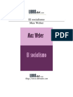 Max Weber - Socialismo, El