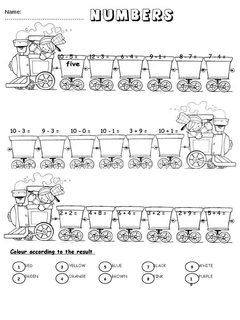 Math Problems and Color Coding Guide | PDF | Career & Growth | Games ...