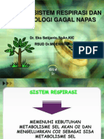 Fisiologi-sistim-respirasi Dan Patofisiologi Gagal Napas.dr.Eko