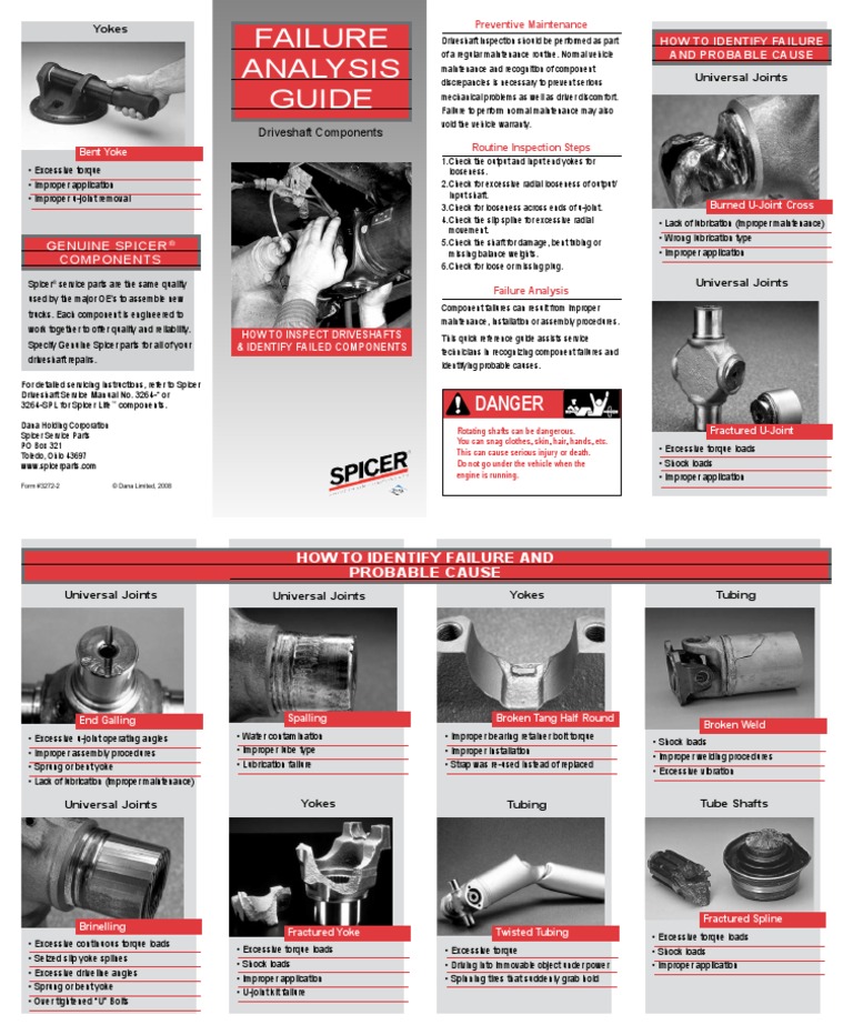 How To Inspect Driveshafts | PDF | Reliability Engineering ...