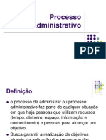Processo Administrativo - Planejamento e Organização