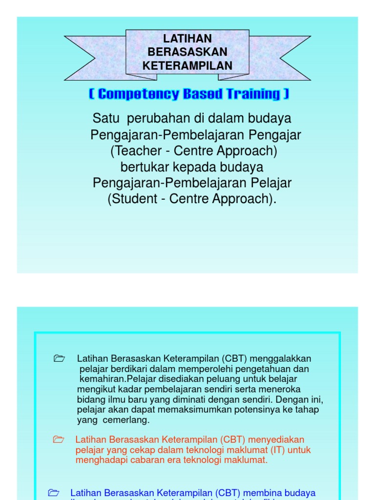 1.CBT (Bahan 1 Dan 2)