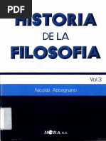 Historia de La Filosofía Vol.3 Nicolás Abbagnano