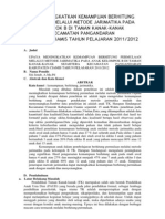 Download Upaya Meningkatkan Kemampuan Berhitung Permulaan Melalui Metode Jarimatika Pada Anak Kelompok b Di Taman Kanak by Awiin Surya Hudaya SN200812889 doc pdf
