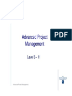 L6 11 Advanced Project Management