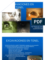 Excavación en Túnel